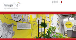 Desktop Screenshot of fine-print.de