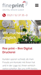 Mobile Screenshot of fine-print.de