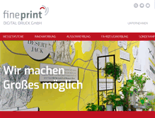 Tablet Screenshot of fine-print.de
